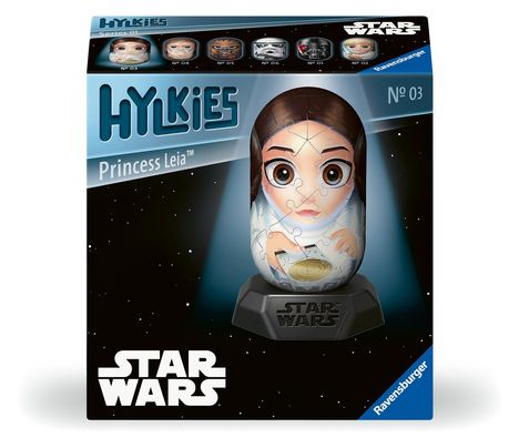 Ravensburger Hylkies: Die neue Sammelfigurenreihe zum selbst zusammenbauen. Figur #03 - Prinzessin Leia - Für alle Star Wars Fans - Aufbauen, Verlieben, Sammeln, Diverse