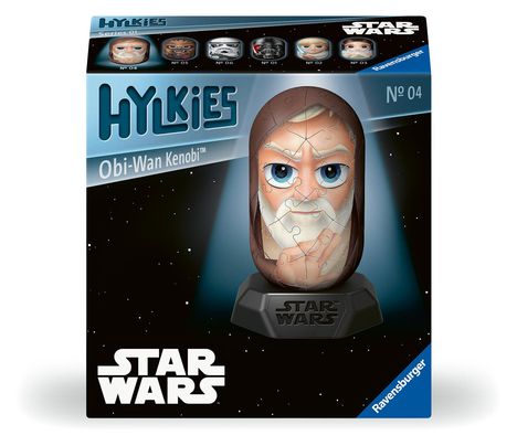 Ravensburger Hylkies: Die neue Sammelfigurenreihe zum selbst zusammenbauen. Figur #04 - Obi-Wan Kenobi - Für alle Star Wars Fans - Aufbauen, Verlieben, Sammeln, Diverse