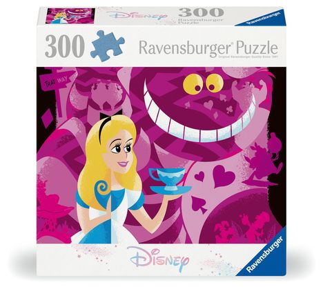 Ravensburger Puzzle 12001046 - Alice - 300 Teile Disney Puzzle für Erwachsene und Kinder ab 8 Jahren, Diverse