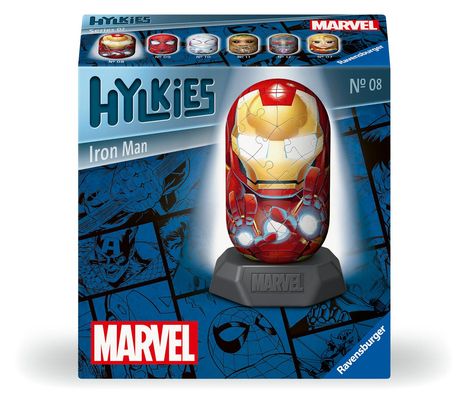 Ravensburger Hylkies: Die neue Sammelfigurenreihe zum selbst zusammenbauen. Figur #08 - Iron Man - Für alle Marvel Universe Fans - Aufbauen, Verlieben, Sammeln, Diverse