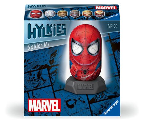 Ravensburger Hylkies: Die neue Sammelfigurenreihe zum selbst zusammenbauen. Figur #09 - Spider-Man - Für alle Marvel Universe Fans - Aufbauen, Verlieben, Sammeln, Diverse