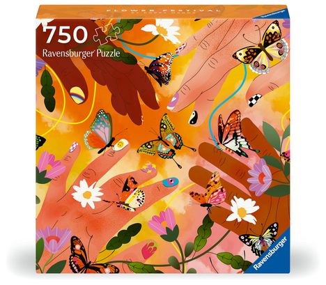 Ravensburger Puzzle 12001200 - Flower Festival - Art&Soul- 750 Teile Puzzle für Erwachsene und Kinder ab 14 Jahren, Diverse