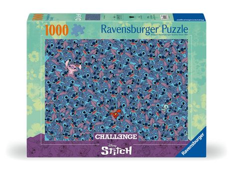 Ravensburger Disney Stitch Challenge 1000 Teile Puzzle, Diverse