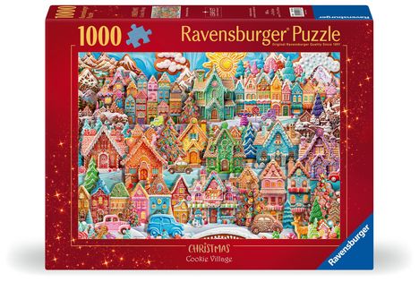 Ravensburger Weihnachtsplätzchendorf 1000 Teile Puzzle, Diverse