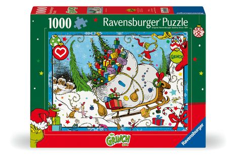 Erwachsenenpuzzle 1000 Teile - Der Grinch, Spiele