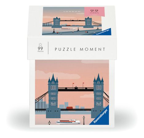 Ravensburger Puzzle 12001375 - London - 99 Teile Puzzle Moment für Erwachsene und Kinder ab 14 Jahren, Diverse