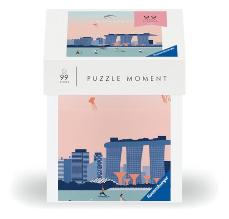 Ravensburger Puzzle 12001379 - Singapore - 99 Teile Puzzle Moment für Erwachsene und Kinder ab 14 Jahren, Diverse