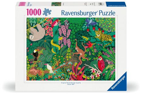 Ravensburger Puzzle 12001432 - Magical Rain Forrest - 1000 Teile Puzzle für Erwachsene und Kinder ab 14 Jahren in bewährter Ravensburger Qualität, Diverse