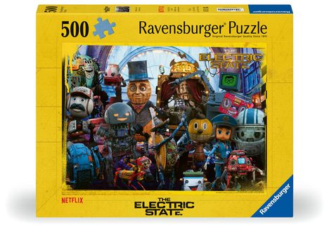 Ravensburger Puzzle 12001491 - Drones never! Bots forever! - 500 Teile Puzzle für Erwachsene und Kinder ab 12 Jahren, Diverse