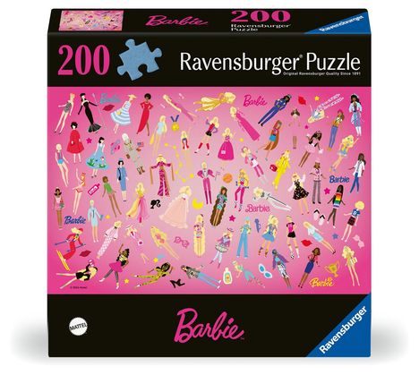 Ravensburger Puzzle Moment 12001492 - Inspiring Girls Since 1959 - 200 Teile Barbie Puzzle für Erwachsene und Kinder ab 8 Jahren, Diverse