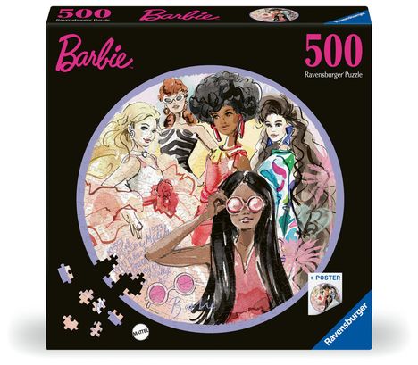 Ravensburger Puzzle 12001494 - Global Style Icon Since 1959 - 500 Teile Rundpuzzle für Erwachsene und Kinder ab 14 Jahren, Diverse