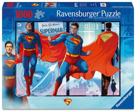 Erwachsenenpuzzle 1000 Teile - DC Comics - Der letzte Sohn von Krypton, Spiele