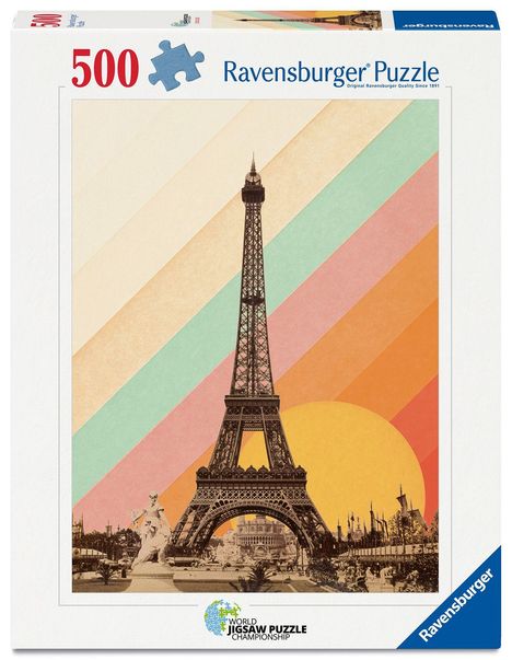 Erwachsenenpuzzle 500 Teile - Pariser Regenbogen, Spiele