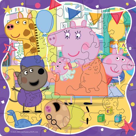 Kinderpuzzle 22 Teile - Peppa Wutz - Peppa Pig Freundschaftsparty, Spiele