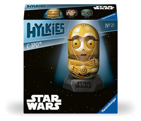 Ravensburger Hylkies: Die neue Sammelfigurenreihe zum selbst zusammenbauen. Figur #21 - C-3PO - Für alle Star Wars Fans - Aufbauen, Verlieben, Sammeln, Diverse