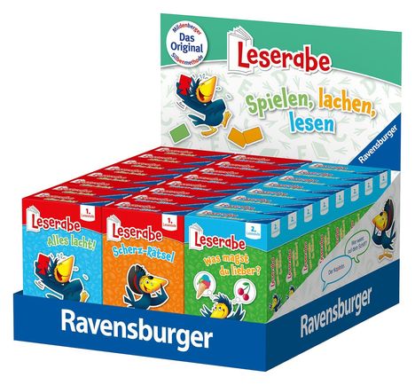 Leserabe: Spielen, lachen, lesen. Mildenberger Das Original Silbenmethode. Viele farbige Kinderbücher in einer Box.