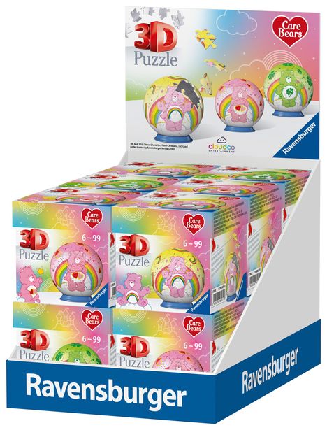Verkaufskassette Puzzle-Ball Care Bears, Diverse