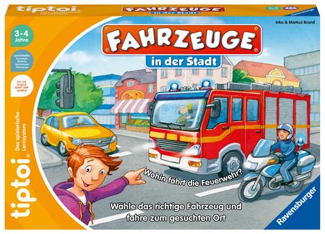 Inka und Markus Brand: Ravensburger tiptoi Spiel 00127 Fahrzeuge in der Stadt, Spiele