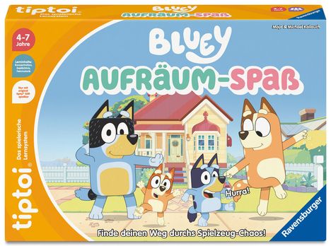 tiptoi® Bluey Aufräum-Spaß - ab 4 Jahre, Spiele