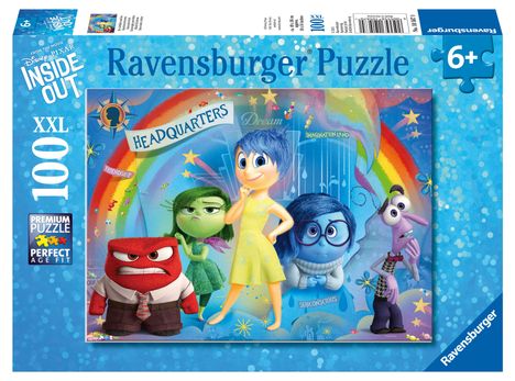 Kinderpuzzle 100 XXL Teile - Disney / Pixar Alles steht Kopf - Inside Out, Spiele