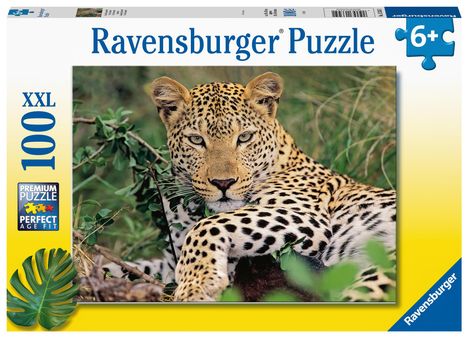 Ravensburger Kinderpuzzle - 13345 Vio die Leopardin - 100 Teile Puzzle für Kinder ab 6 Jahren, Diverse