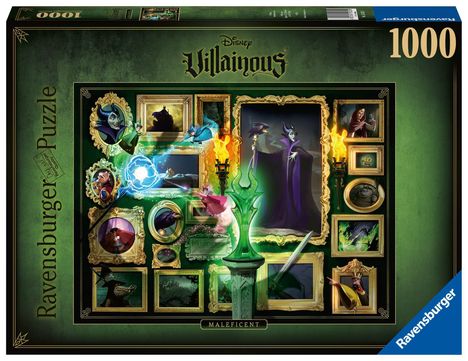 Ravensburger Puzzle 1000 Teile - Disney Villainous Maleficent - Die beliebten Charaktere aus Dornröschen als Puzzle für Erwachsene und Kinder ab 14 Jahren, Spiele