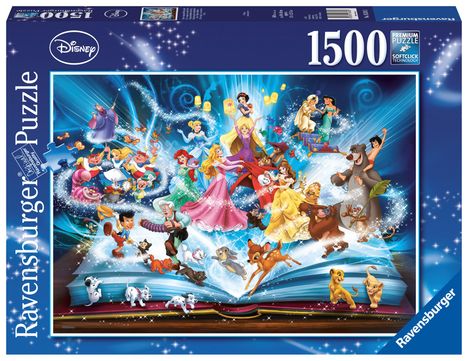 Disney's magisches Märchenbuch. Puzzle 1500 Teile, Spiele