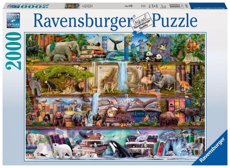 Aimee Steward: Großartige Tierwelt. Puzzle 2000 Teile, Spiele