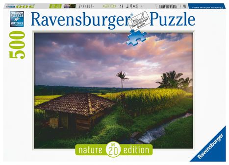 Ravensburger Puzzle Nature Edition 16991 Reisfelder im Norden von Bali 500 Teile Puzzle, Spiele