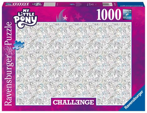 Ravensburger Puzzle 17160 - My Little Pony - 1000 Teile Challenge Puzzle für Erwachsene und Kinder ab 14 Jahren, Diverse