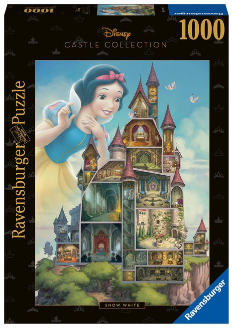 Ravensburger Puzzle 17329 - Snow White - 1000 Teile Disney Castle Collection Puzzle für Erwachsene und Kinder ab 14 Jahren, Diverse