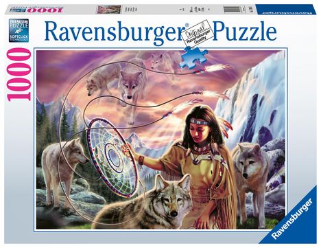 Ravensburger Puzzle 17394 Die Traumfängerin - 1000 Teile Puzzle für Erwachsene und Kinder ab 14 Jahren, Spiele