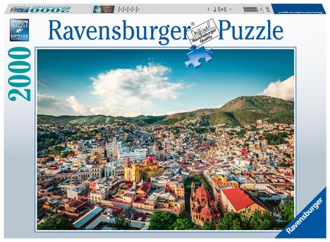 Ravensburger Puzzle 17442 Kolonialstadt Guanajuato in Mexiko - 2000 Teile Puzzle für Erwachsene und Kinder ab 14 Jahren, Diverse