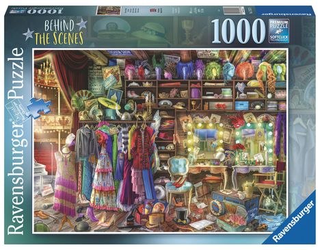 Ravensburger Puzzle 17517 - Aimee Stewart: Hinter den Kulissen - 1000 Teile Puzzle für Erwachsene und Kinder ab 14 Jahren, Diverse