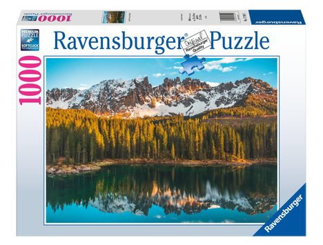 Ravensburger Puzzle 17545 - Karersee - 1000 Teile Landschafts-Puzzle ab 14 Jahren, Diverse