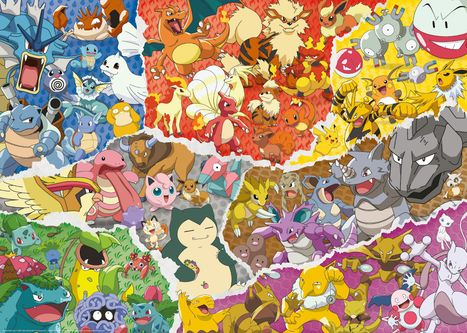 Ravensburger Puzzle 17577 - Pokémon Abenteuer - 1000 Teile Pokémon Puzzle für Erwachsene und Kinder ab 14 Jahren, Diverse