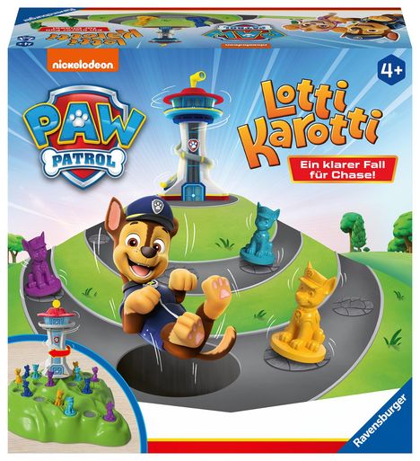 © Seven Towns Ltd.: Ravensburger 22372 - PAW Patrol Lotti Karotti, Spiele-Klassiker mit den Serienhelden aus PAW Patrol, für 2 bis 4 Kinder ab 4 Jahren, Spiele