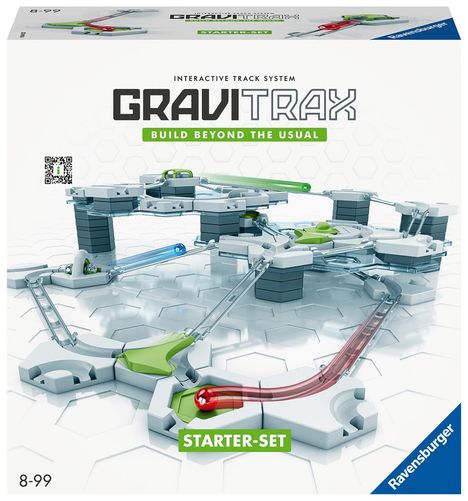 Ravensburger GraviTrax Starter-Set. Interaktives Kugelbahnsystem, Konstruktionsspielzeug für Kinder ab 8 Jahren. Kombinierbar mit allen Produktlinien, Starter-Sets, Extensions und Elements für das GraviTrax Kugelbahnsystem., Spiele