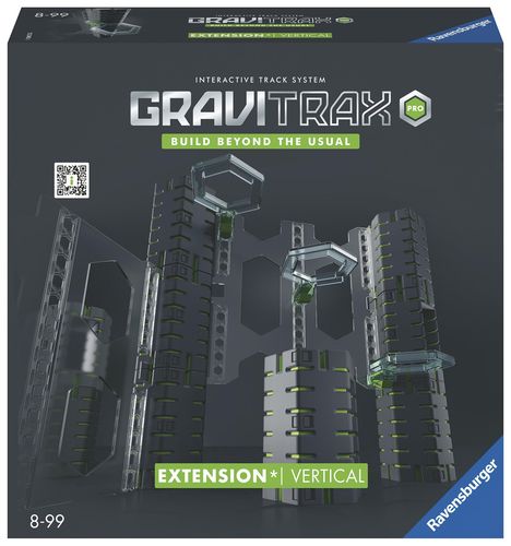 Ravensburger GraviTrax PRO Extension Vertical - Zubehör für das Kugelbahnsystem. Kombinierbar mit allen GraviTrax Produktlinien, Starter-Sets, Extensions &amp; Elements, Konstruktionsspielzeug ab 8 Jahren, Spiele