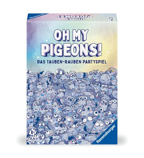 Ravensburger 22688 - Oh my Pigeons! - Das Tauben-Rauben Partyspiel - Kartenspiel und Partyspiel für 2-5 Personen ab 8 Jahren, Spiele
