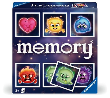 William H. Hurter: Ravensburger 23487 memory® Emotionen. Der Ravensburger Spieleklassiker zeigt auf 32 Kartenpaaren das breite Spektrum verschiedener Gefühle. Das weltbekannte Merkspiel für 2 bis 8 Spieler ab 3 Jahren, Spiele