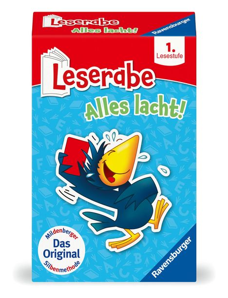 Ravensburger 23496 - Leserabe - Alles lacht - Kartenspiel zum Lesen lernen mit Spaß - 1. Klasse, für Kinder ab 6 Jahren, Spiele