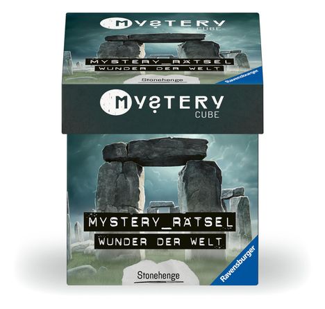 Ravensburger 24577 - Mystery Cube - Wunder der Welt: Stonehenge - Für Rätsel-Begeisterte ab 10 Jahren, Spiele