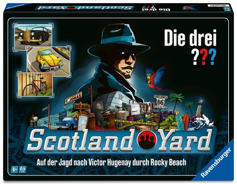 Die drei ??? Scotland Yard - Gesellschaftsspiel & Brettspiel ab 8 Jahre, Spiele