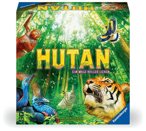 Ravensburger 24747 HUTAN - Taktikspiel für die ganze Familie, für 1-4 Personen ab 8 Jahren, Spiele