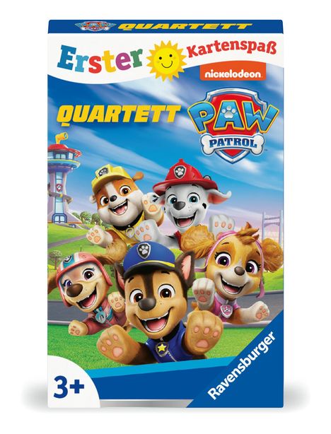 Ravensburger 24760 - Paw Patrol Quartett - Der Kartenspiel-Klassiker für 3-6 Kinder ab 3 Jahren mit den Hunden aus der Kinderserie Paw Patrol, Spiele