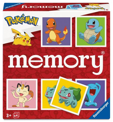 William H. Hurter: memory® Pokémon - Gesellschaftsspiel & Brettspiel ab 3 Jahre, Spiele