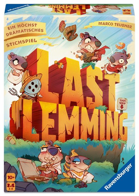 "Ein höchst dramatisches Stichspiel". Comic-Lemminge rennen und relaxen um den großen Titel "Last Lemming".