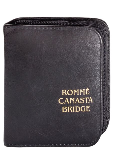 Rommé, Canasta, Bridge. Im Etui, Spiele