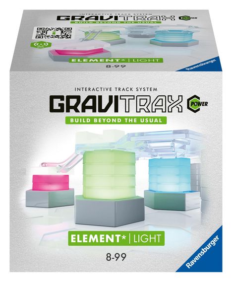 Ravensburger GraviTrax POWER Element Light 27467 - Elektronisches Zubehör für spektakuläre Kugelbahnen für Kinder ab 8 Jahren. Kombinierbar mit allen Starter-Sets, Extensions und Elements., Spiele